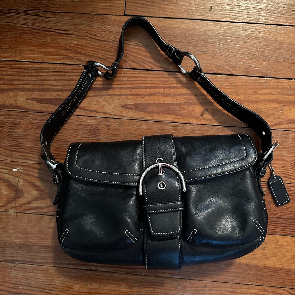 Coach Soho Hampton Buckle Boho Leather Bag